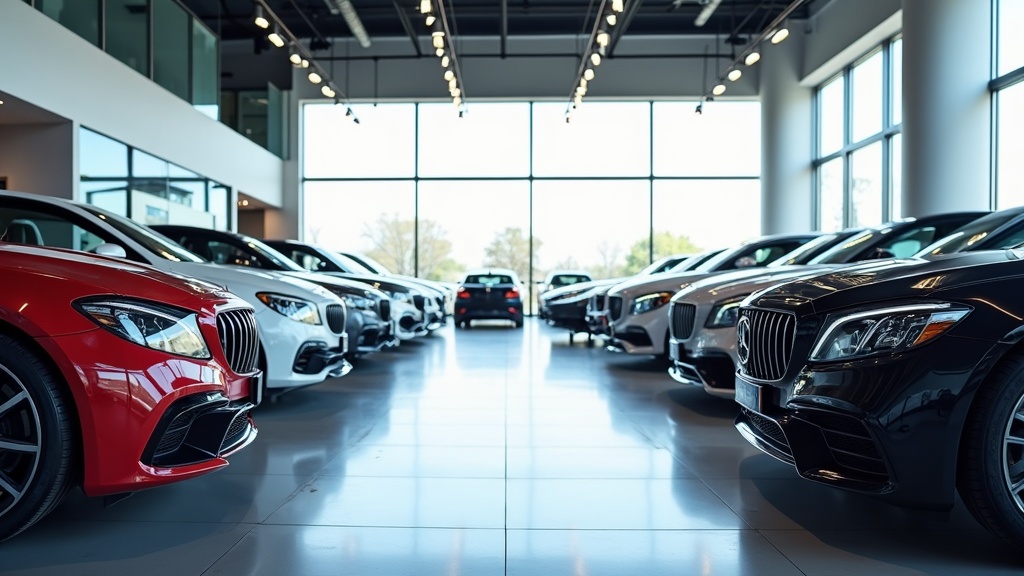 Moderner Autohaus-Showroom