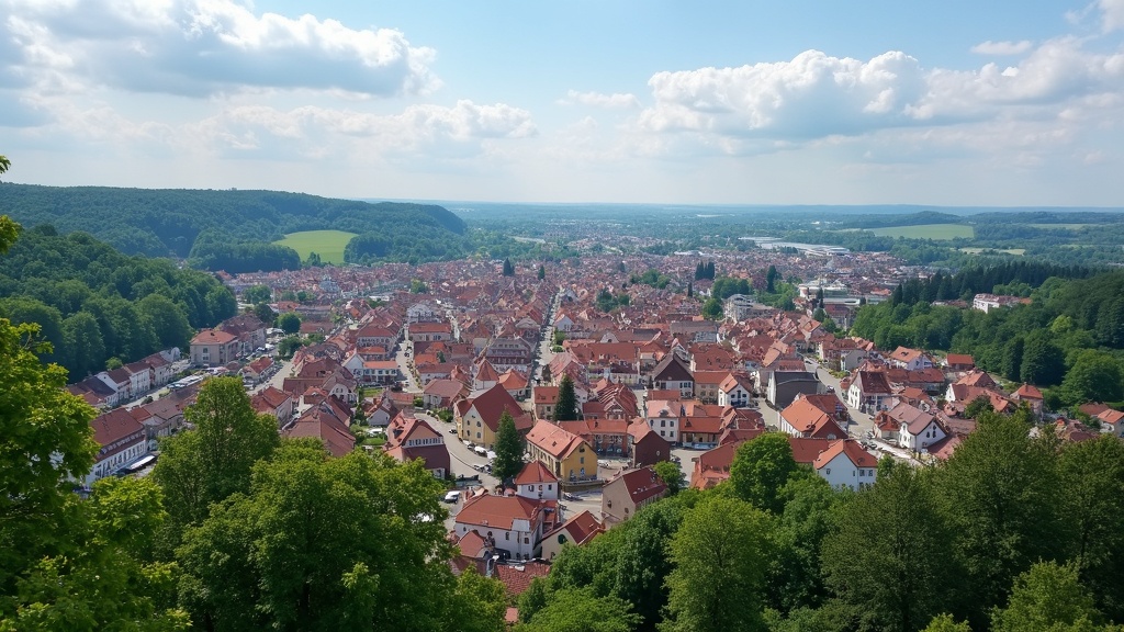 Stadtansicht von Metzingen - SEO Agentur Neckaralb